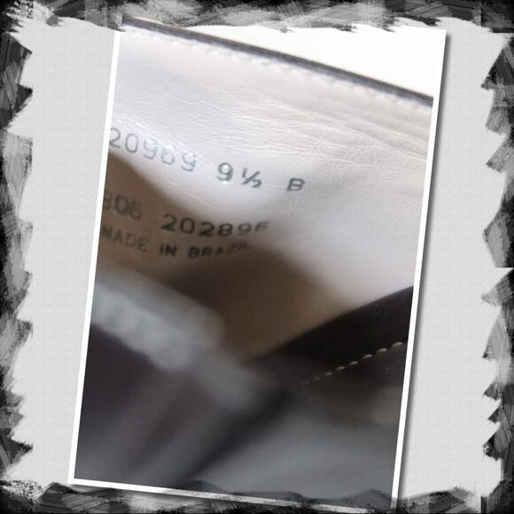 Cole Haan Brown Leather Stitch Heeled Clogs 9.5 - Picture 5 of 5